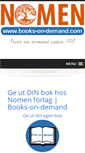 Mobile Screenshot of books-on-demand.com